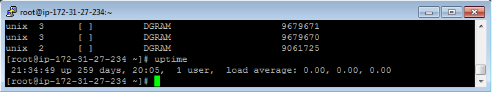 One of our Amazon EC2 main Servers,never lost net connectivity during the 259 days online.

thanks <a href="/AWS_RR/">Amazon Web Services</a> <a href="/awscloud/">Amazon Web Services</a>