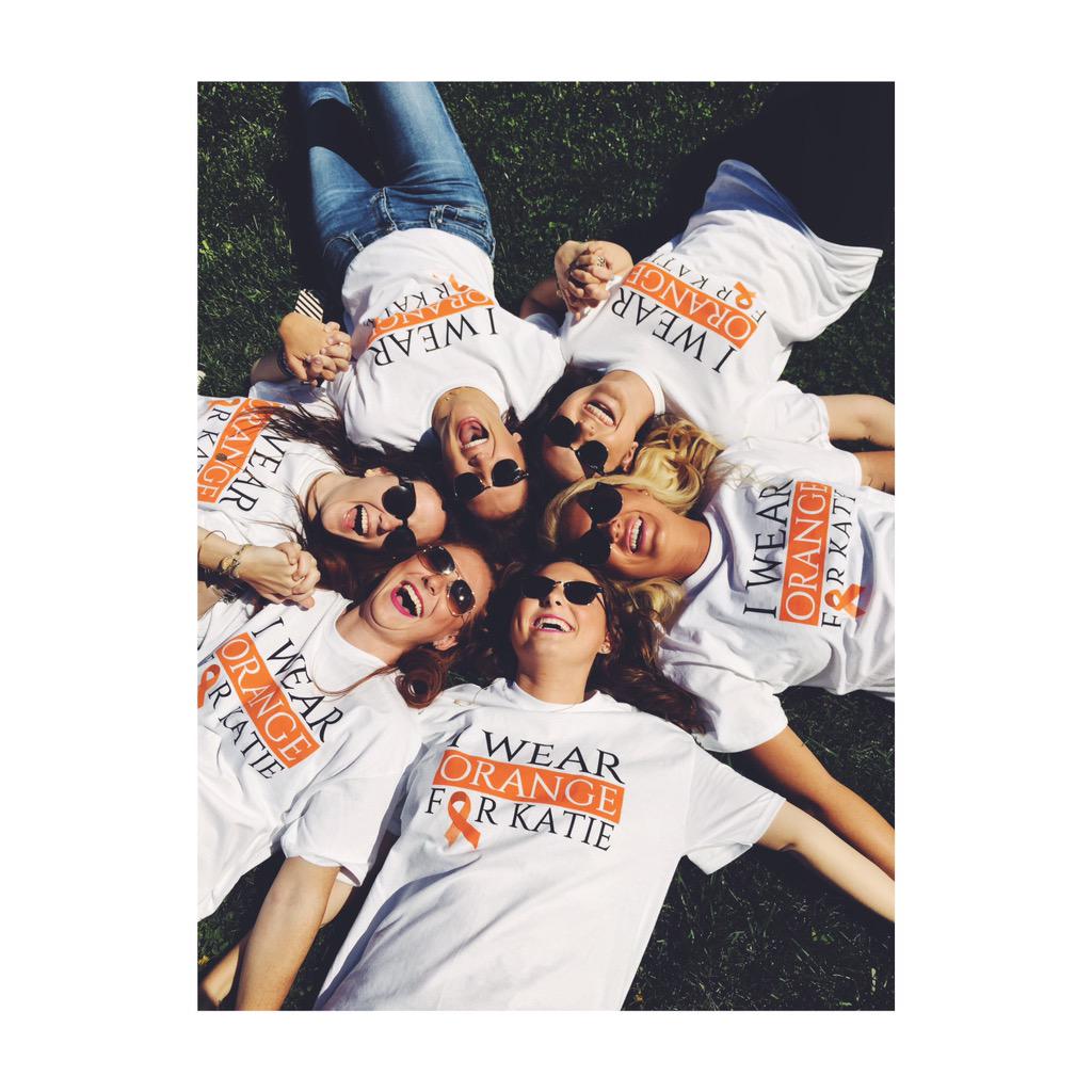 Come out to DZ from 4-7 for some pizza and fun to support our sister Katie! #IWearOrangeForKatie