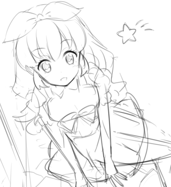 寝る前に落書き おやすみ☆ 
