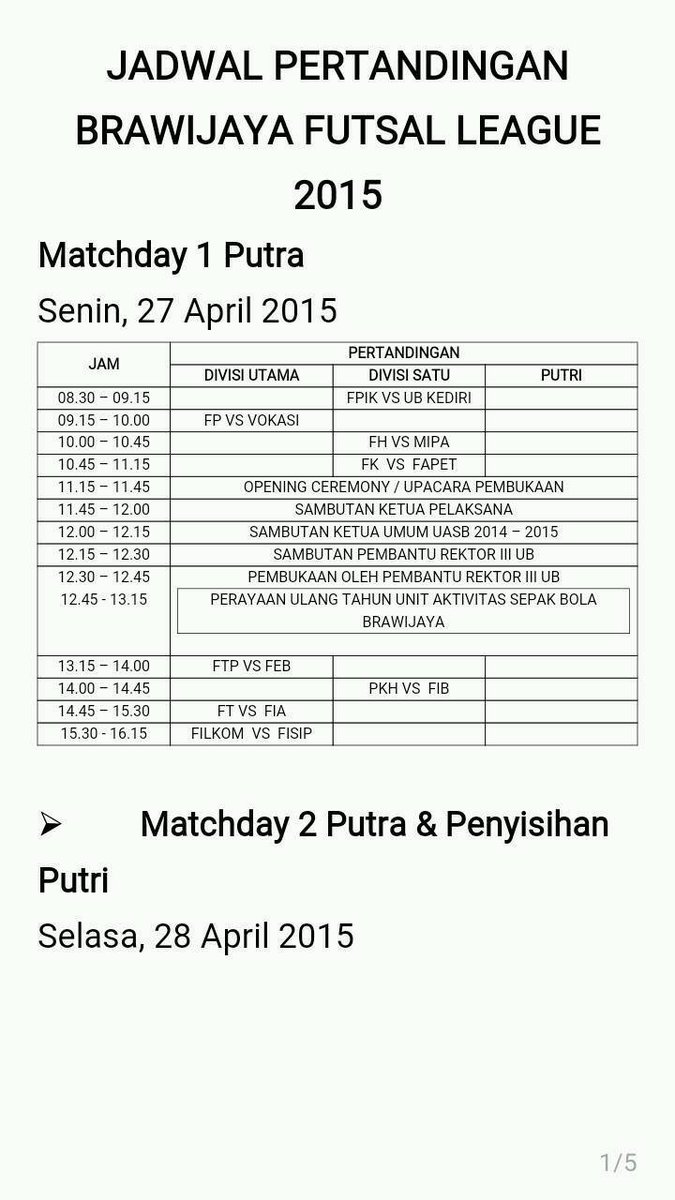 VICTORYVOKASI14's tweet photo. Laga perdana Divisi utama. VOKASI vs FP 09.15 - 10.00 ayo datang, dukung , dan suafakan #VokasiSATU #BFL http://t.co/xqw7ys2z0X
