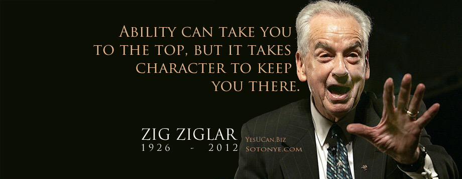 #Character is everything