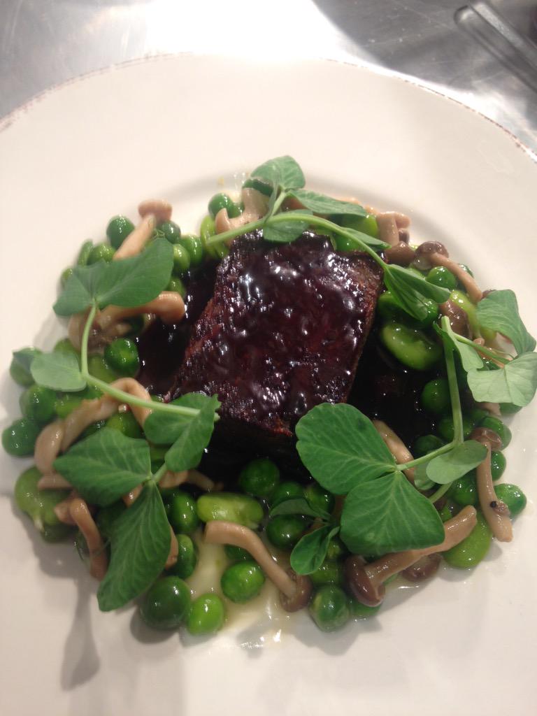 CookWellDC's tweet photo. Lamb terrine snuggled up in some spring!!! http://t.co/tPOVXI1HvV