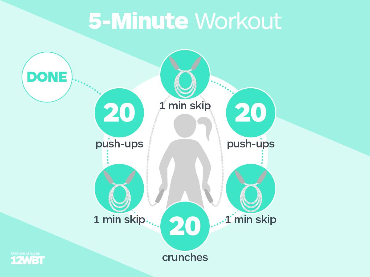 12WBT's tweet photo. Got five minutes? #12WBT #FiveMinuteWorkout #fitness http://t.co/fZwwhZUxvS