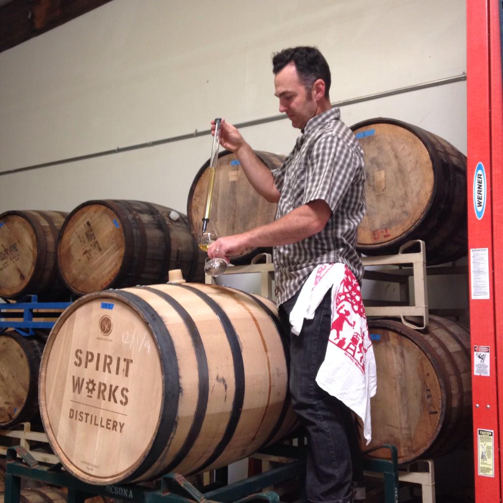 Barrel sampling day. Oh yeah, this is coming along really nicely!