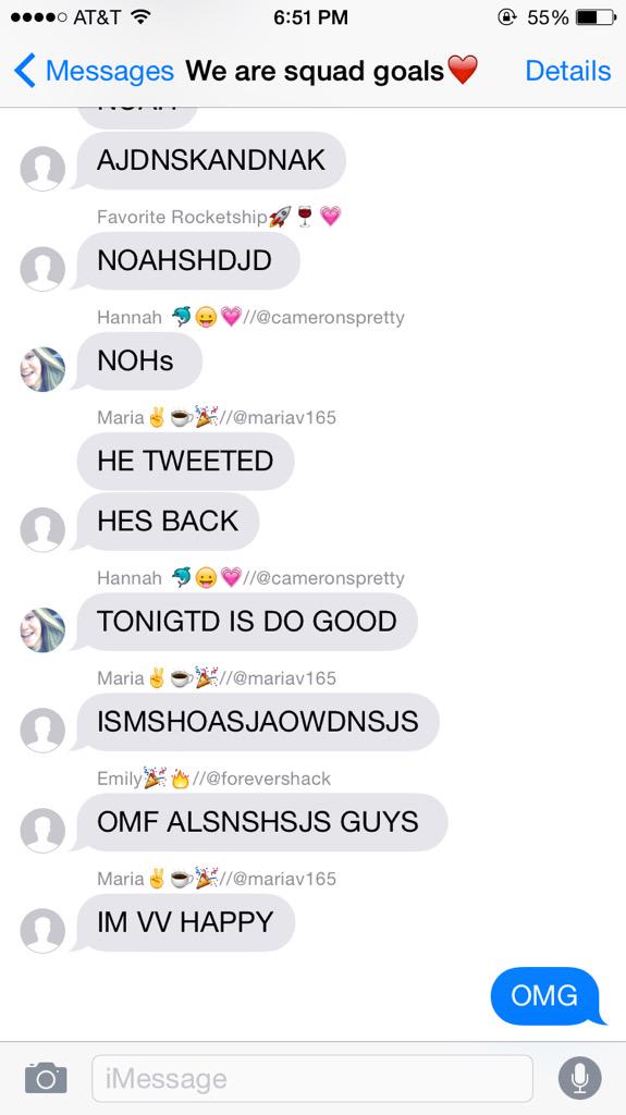 ygmadelyn's tweet image. @noahshack you can say we're excited and happy you're back