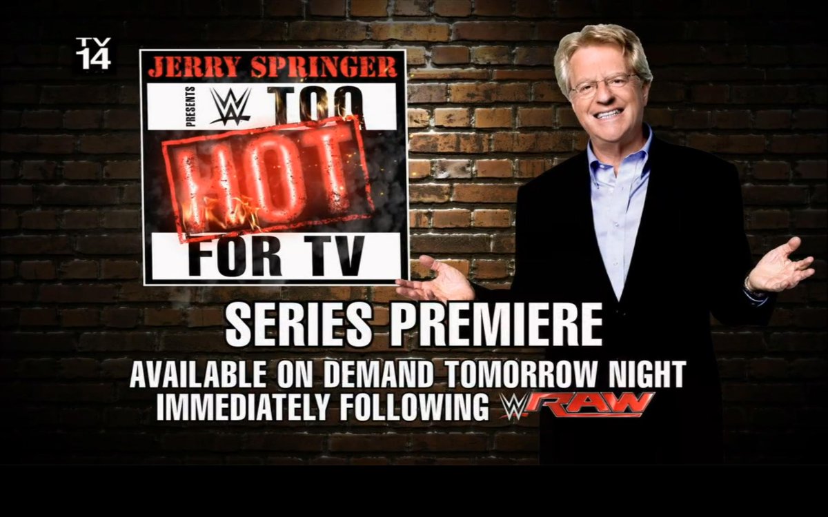 SamChaplin's tweet photo. Okay, this actual advert looks like a terrible meme from 2009. #ExtremeRules http://t.co/2ngxYJCx2y