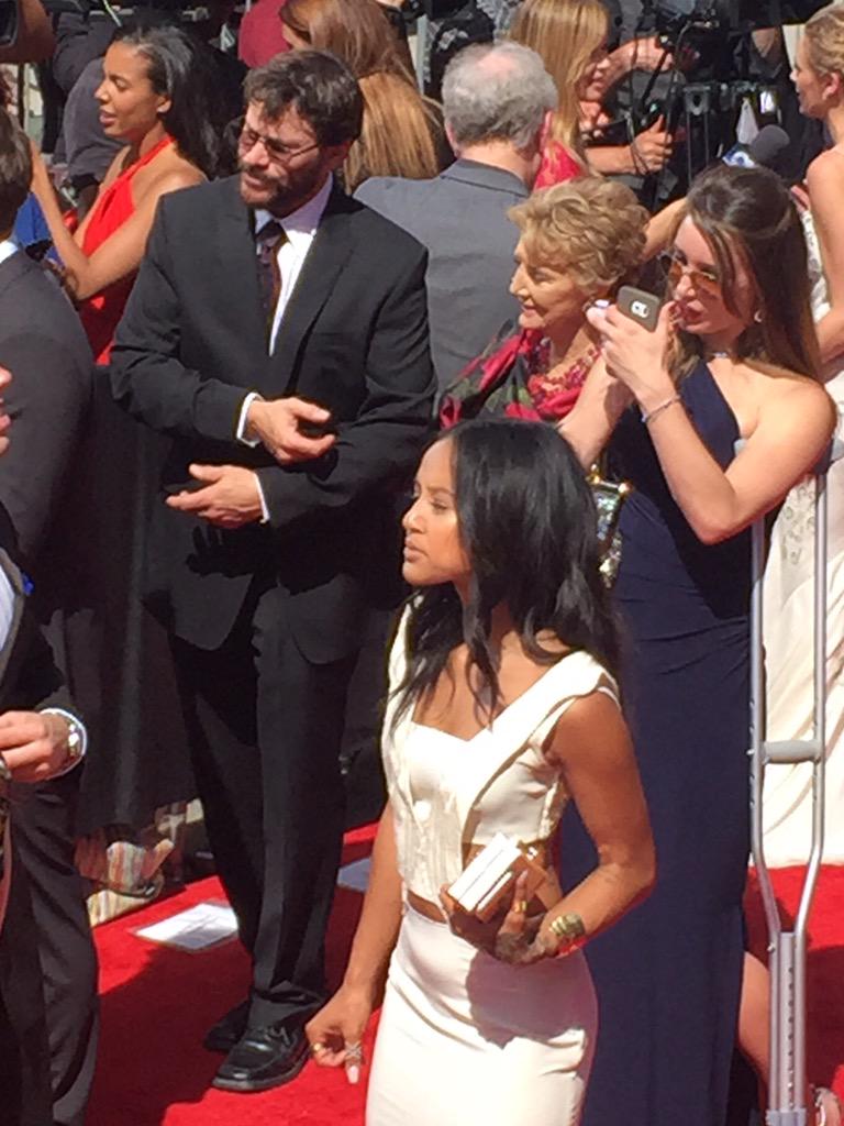kaysie_b41's tweet photo. @peterreckell and @McCayPeggy walking the carpet @DaytimeEmmys #days50th http://t.co/rjilGcUmk9