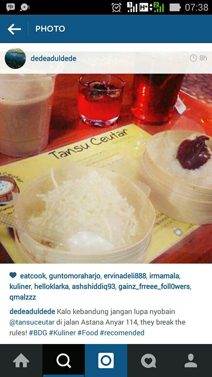 Selamat pagi sahabat ceutar, jangan lupa follow IG kita <a href="/tansuceutar/">Tansu Ceutar</a> dan Fb: Tansu Ceutar #kuliner #BDG #kongkow #mlm