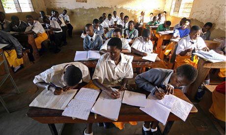 educationuganda's tweet photo. to have pencils, paper, and a desk is considered lucky for schools in Uganda http://t.co/w6LHwW8MkK