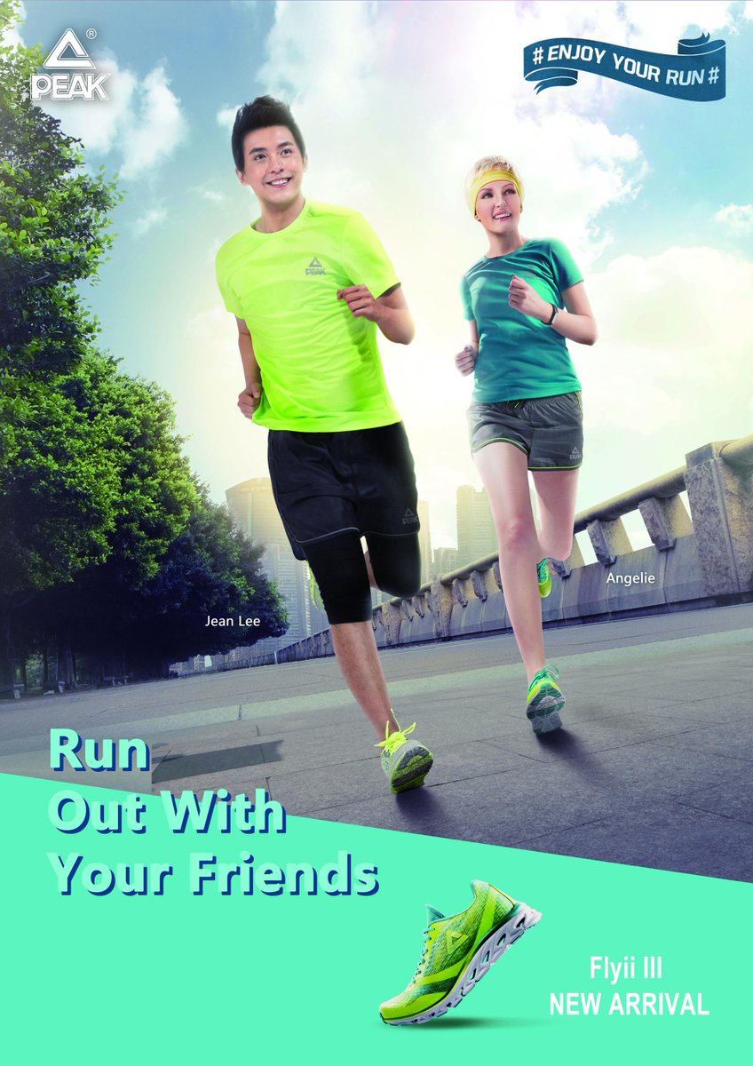 PeakSportHQ's tweet photo. PEAK drops new Running Flyii III,lets " Enjoy Your Run"! #Flyii-III #13Colors #Peak http://t.co/t9sWzZZv8o