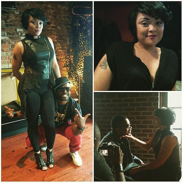 RmdBeatmaker's tweet image. #AMASLife on set w/ Co-staring actress @theonlyVina for new @shorty_Corleone video.  #CorleonesWay #AMASLife #AMASn…