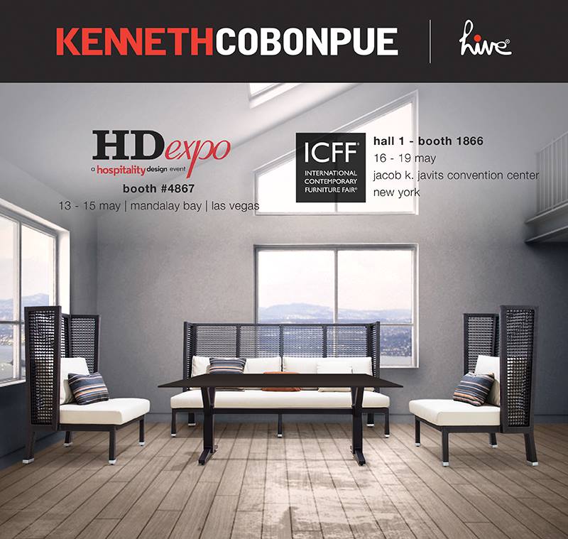 Join us in this year's HD Expo and ICFF, featuring the latest trends of hospitality furnishings and interior design.