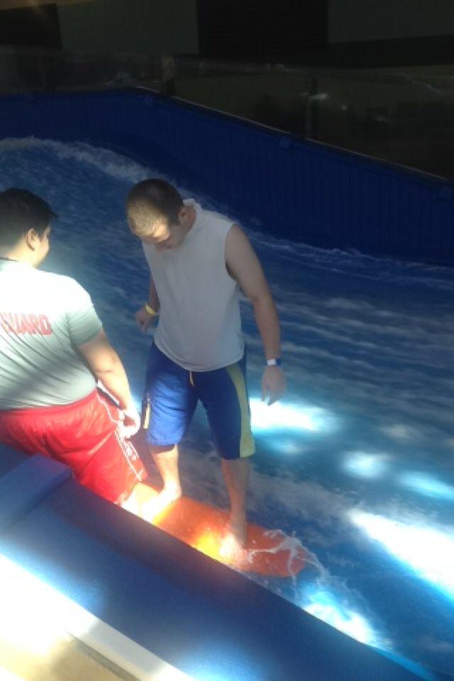 Tylerhobo14's tweet photo. @Trent1588 and I learned how to surf today. #SurfBros http://t.co/gxVwiK3GZK