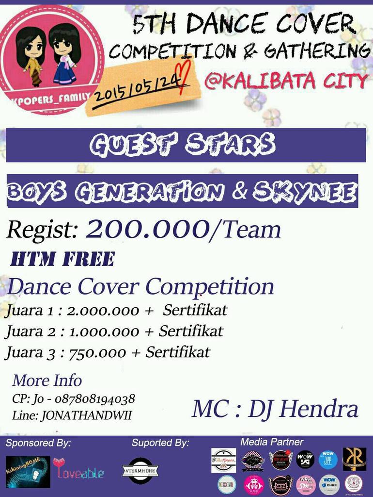 melodiary_store's tweet image. [EVENT] " @kpopers_family 5th Dance Cover Competition&amp;amp;Gathering" 24 Mei 2015 @ Kalibata City. FREE HTM #KFAM5GATH
