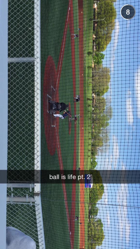 2015cleatchaser's tweet image. actually went and watched some baseball today😍⚾️