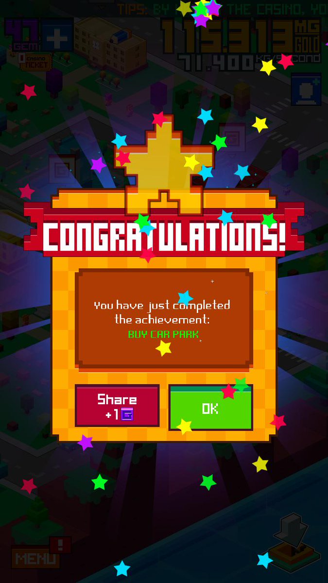 AsainLe's tweet image. I have just completed the achievement: "BUY CAR PARK". #CenturyCity itunes.apple.com/us/app/id95568…
