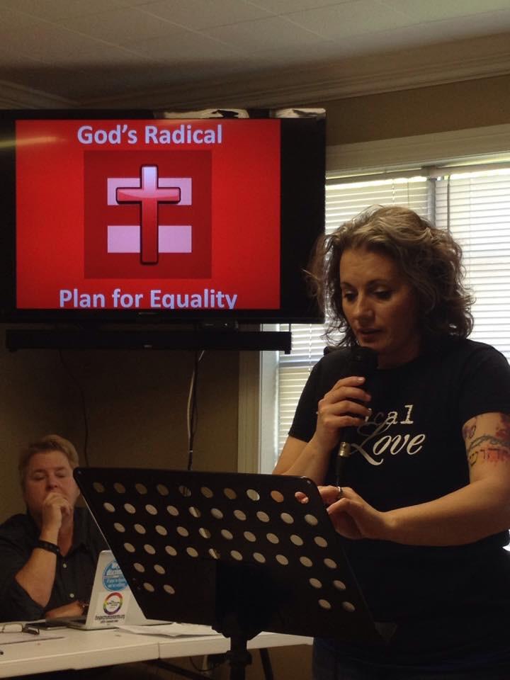 dandeliondear's tweet photo. Pastor Brandiilyne sharing Gods Radical Plan for Equality! #Unite4Marriage #JoshuaGenerationMCC #thedandelionproject http://t.co/CE3umS4nTn