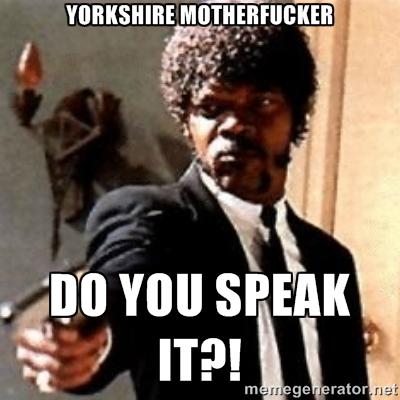 AlbarosaUK's tweet photo. Do you speak it? #Yorkshire http://t.co/36vsmMuzEx