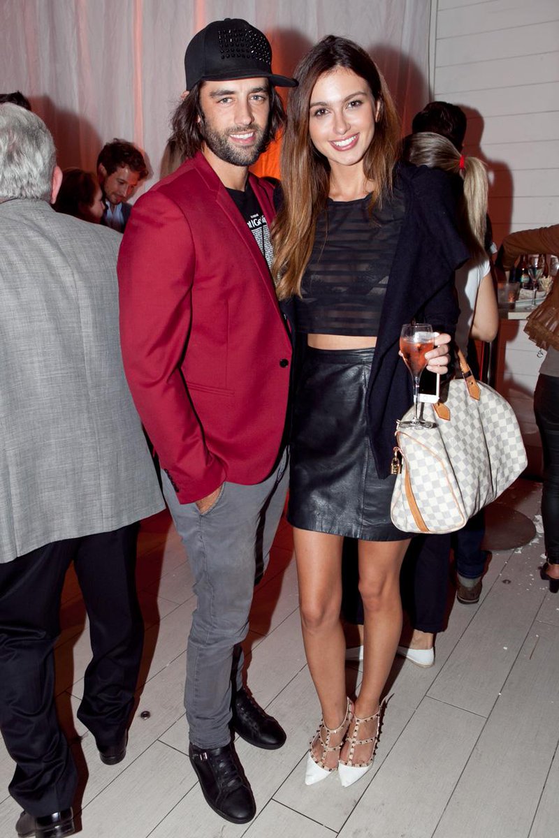 The gorgeous <a href="/Jay_G_Lyon/">Jay Lyon</a> and <a href="/Melrose_29/">Melinda Kemp</a> at our launch party last week <a href="/NicksGroup_/">Nick's Group</a> #nissosbeer #getgreekd