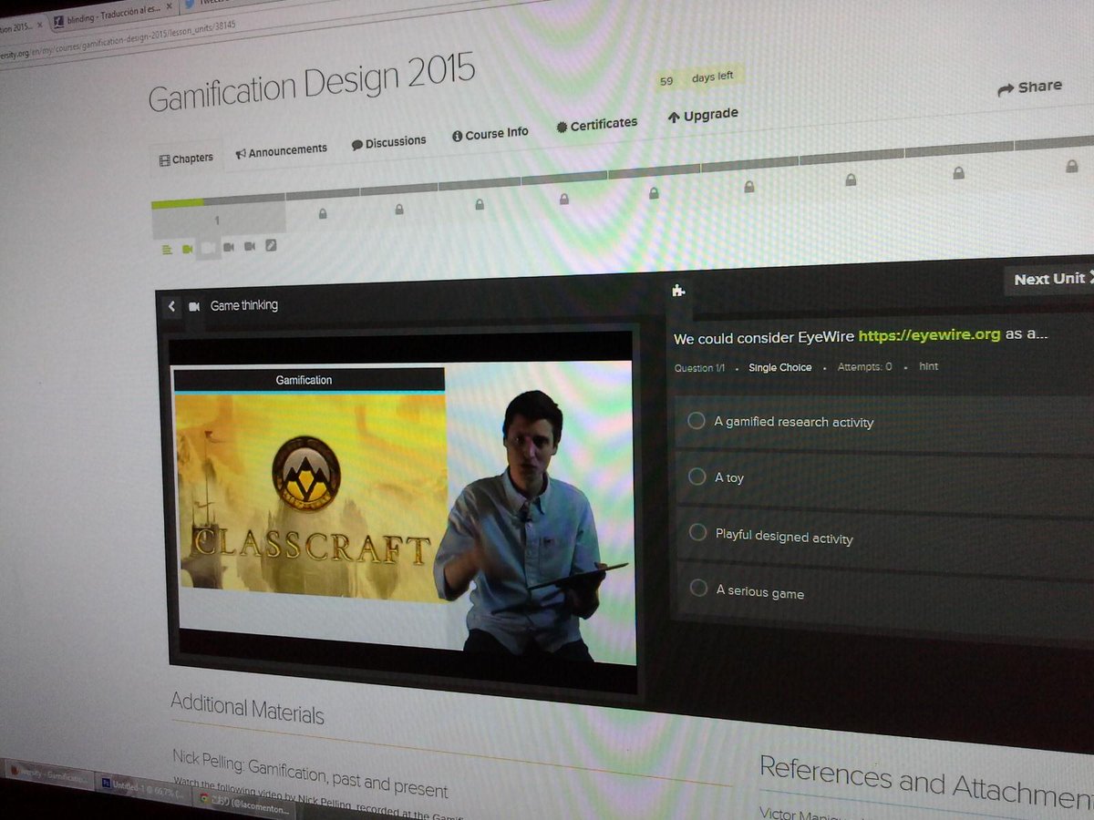 CoraCipriani's tweet photo. Quitándole horas al descanso para poder avanzar con el #GDMooc15 http://t.co/GsshDOw80A