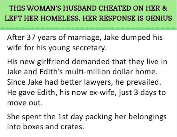 ltsMindblowing's tweet photo. A befitting reply by a wife to her husband who betrayed her

See here: http://t.co/ym2lVBBA1o http://t.co/avtaYZobIA