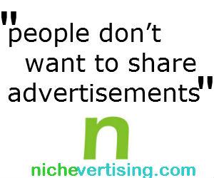 pluginnetwork's tweet image. Remember that people don’t want to share #advertisements. Find out what they want to share nichevertising.com/3-traits-of-a-…