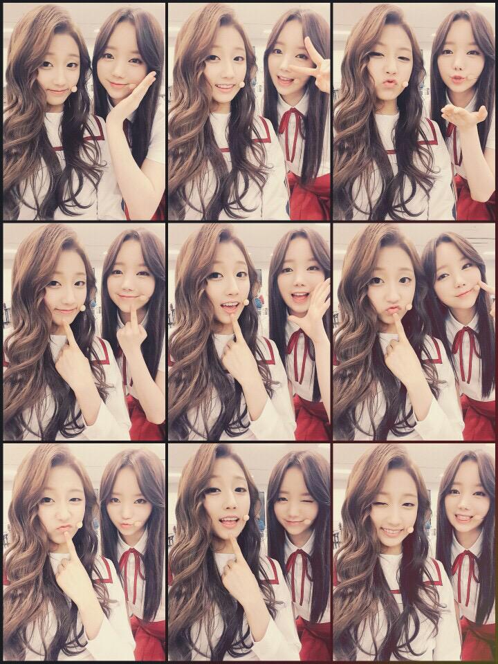 [#Lovelyz] 오늘은 러블리즈를 TV에서 볼 수 없는 월요일! 그렇지만 팬 여러분들을 위해 엠카운트다운 in Japan의 대기실 셀카를 보내드립니다! 내일은 더쇼 하는날~ 놓치지마세요! #Kei #예인