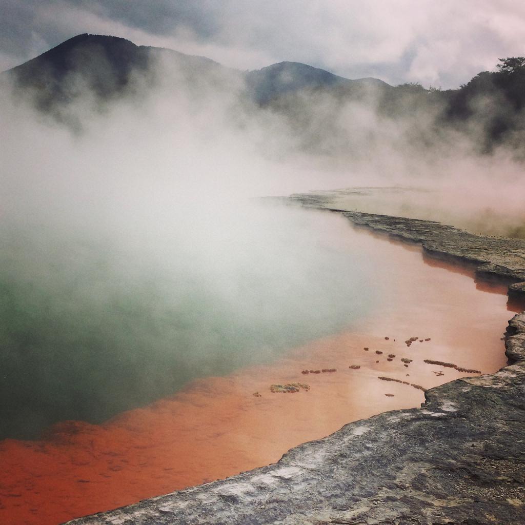 Mrs_Tashx's tweet photo. Champagne Pools... don't drink this one though!! #champagnepool #rotorua #DateGoals #roadtrip #newzealand http://t.co/QVFZgb9MNx