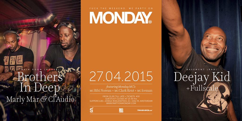 iammarlymar's tweet photo. @djfullscale @johnagesilas @djchocolateb @partyonmonday @supperclub_ams @clarkkentmc @audio_claudio http://t.co/MCr349kD3q
