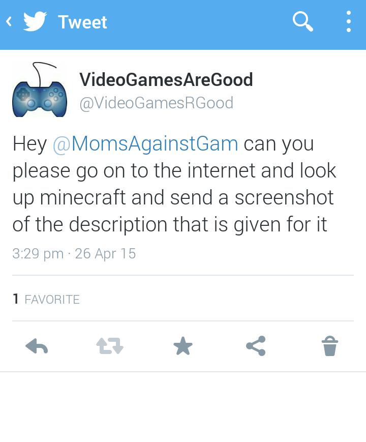 What a surprise <a href="/MomsAgainstGam/">Moms Against Gaming</a> hasn't replied yet... I wonder why