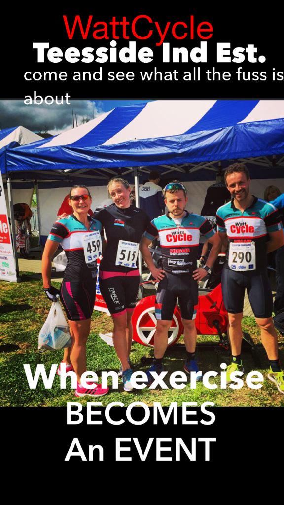 WattCyclePerf's tweet photo. When exercise becomes an event! ! 
@TeamWattCycle @wattbike @StocktonSport @WattCycle 👊🌞💥💪💦⚡️👍 http://t.co/oz8XbANTEG