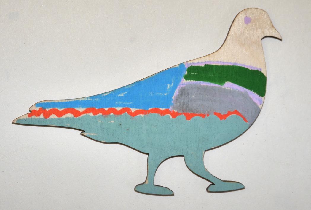 abirdabode's tweet photo. Go Faster Pigeon is Art Bird of the Day to celebrate the exhibition's final week! Get to @GalleryOldham ASAP. http://t.co/6Xwph6gunI