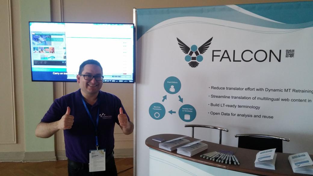 FalconProjectEU's tweet photo. FALCON Project also ready at the @RigaSummit2015 @AdaptCentre http://t.co/X1RDmTRdPz