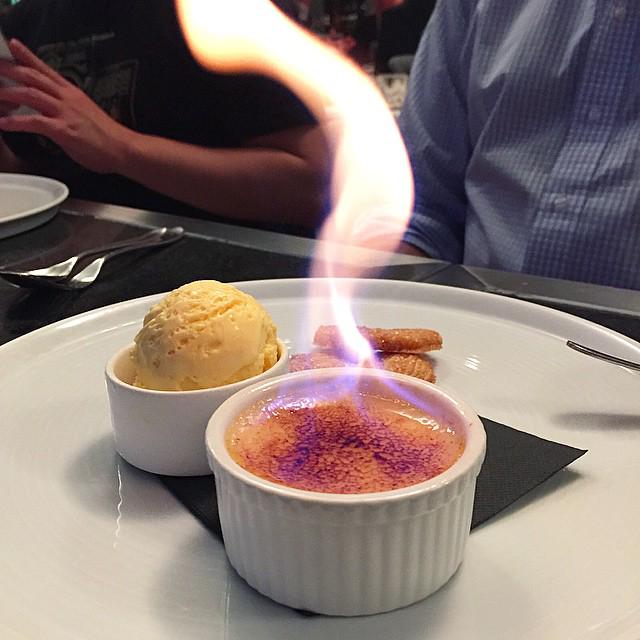 Thanks for featuring a great shot <a href="/iatemywaythru/">I Ate My Way Through</a>! The Vanilla #CremeBrulee always hits the sweet spot!