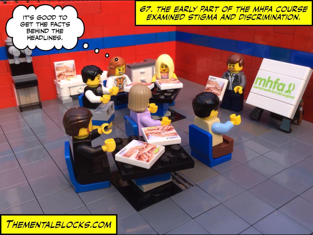 Mental_Blocks's tweet photo. The early part of the #MHFA course examined stigma and discrimination http://t.co/Fg6K91zZ3M http://t.co/j2oUnu6NEi