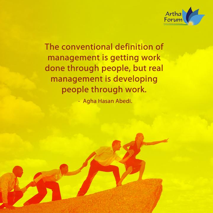 ArthaForum's tweet photo. That's what is called as real management! http://t.co/TSFLDGpwsi