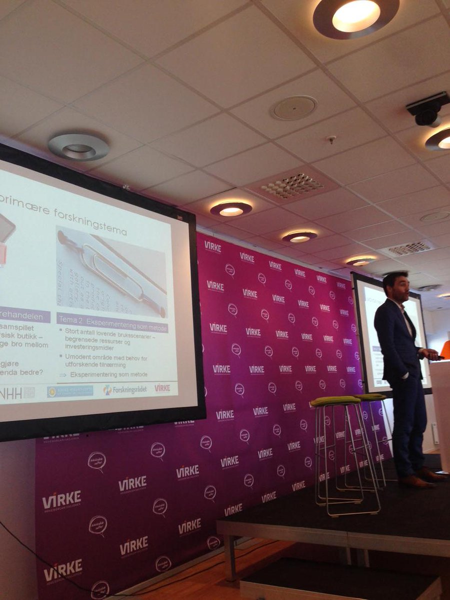 AKFahlvik's tweet photo. @virke_no om varehandelens FoU og innovasjon. Prosj MOVON m/ Coop og partnere.
@forskningsradet @BIAlogen @CSI_NHH http://t.co/bLDRPbXKDd
