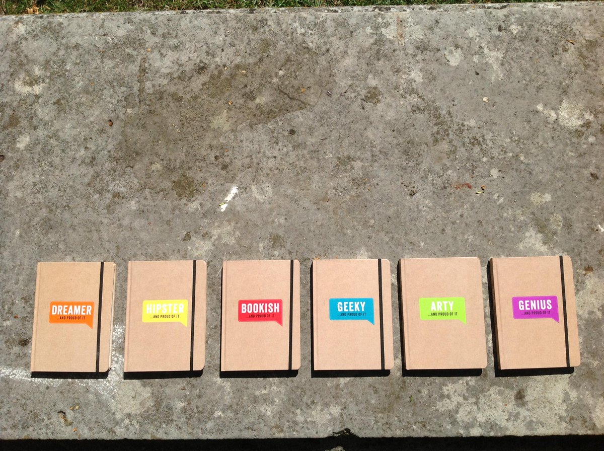 HuckAndPucker's tweet photo. For #NationalStationeryWeek we are giving away 5 COPIES of our #ANDPROUDOFIT journals. RT to enter by Fri. http://t.co/z9d28vjBio