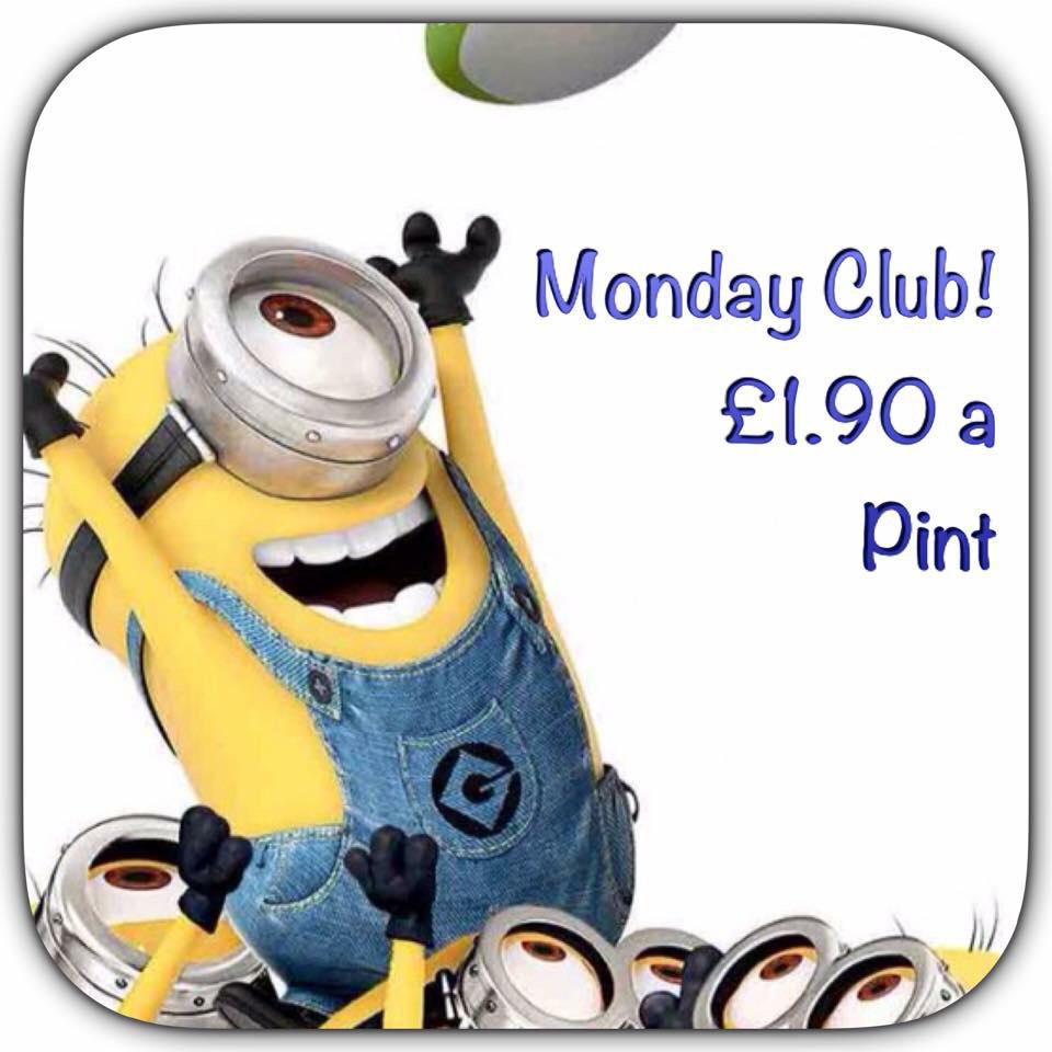 ThreeHorseyShoe's tweet photo. Monday Club selected Beers only £1.90. #iLoveDN #doncasterisgreat http://t.co/xoVoPTt6UL