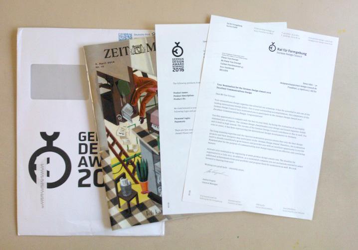 Great news! My illustrations for <a href="/ZEITmagazin/">ZEITmagazin</a> are nominated for the German Design Award 2016!!