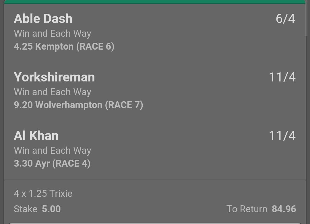 HorseTipsUk1's tweet photo. TODAYS TIPS

LUCKY 15 

TRIXIE 

MAIN NAP

#HTUK1 http://t.co/DIL7bn5m1r