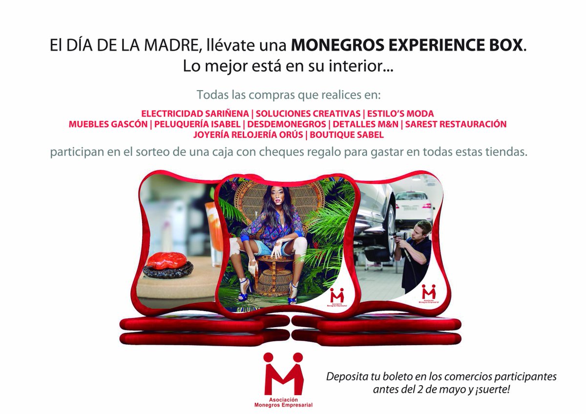 Comienza la Campaña del Dia de la Madre en los Monegros, no esperes a realizar tus compras.