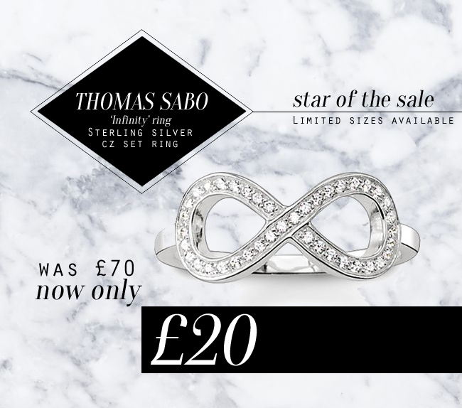 MooreandScrupps's tweet photo. There are some amazing offers still to be snapped up like this beautiful #ThomasSabo ring now ONLY £20! #FazeFour http://t.co/cdRuczcdSA