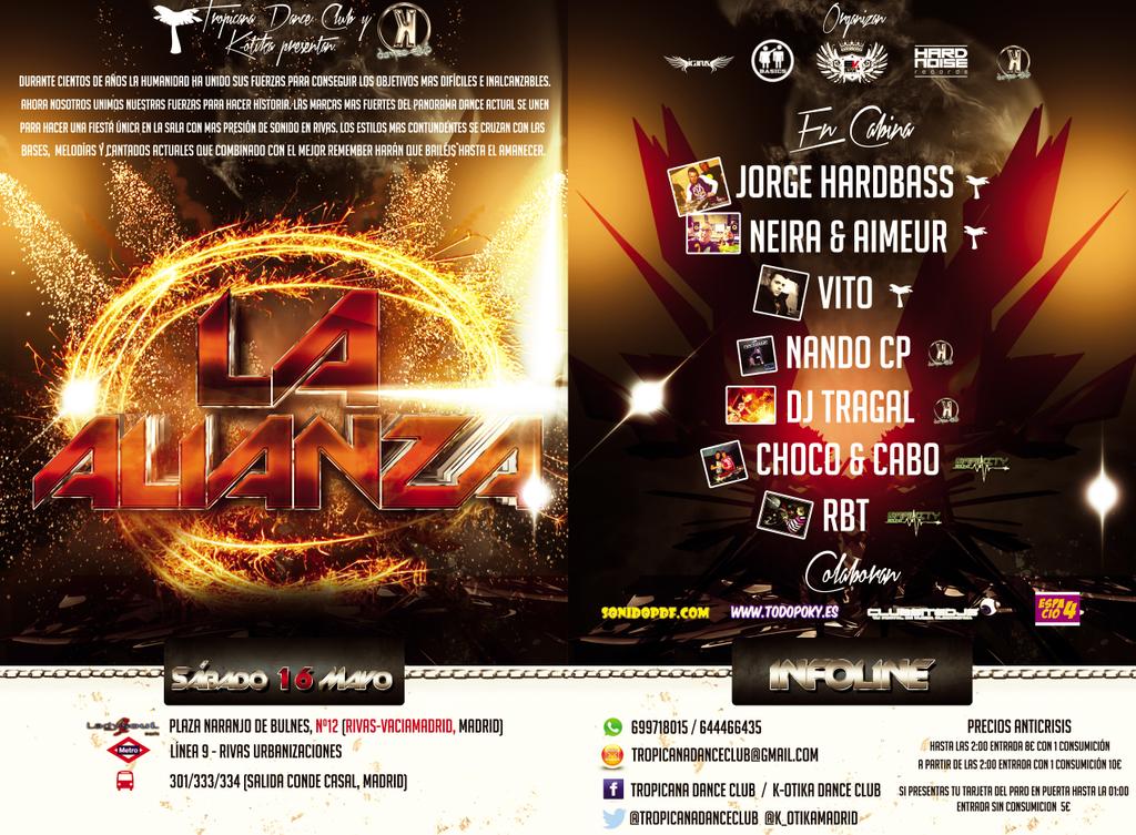 JORGEHARDBASS's tweet image. Buenos días a todos, como lo prometido es deuda, aquí tenéis la próxima fiesta de Tropicana Dance Club, un saludo