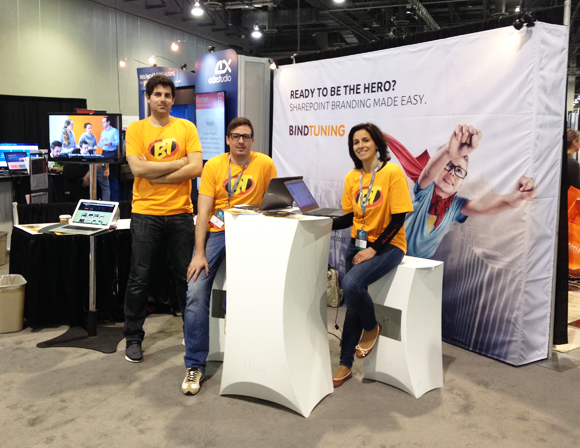bindskins's tweet photo. It's been too long #SPC2014! Lets meet up again at booth #528. #SharePointBrandingExperts #MSIgnite #sharepoint http://t.co/qSRJGE1aSt
