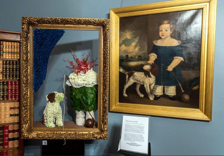FRHistorical's tweet photo. Fantastic floral arrangements at Art and Artifacts in Bloom today until 8 p.m.! http://t.co/8bYubnDnEU