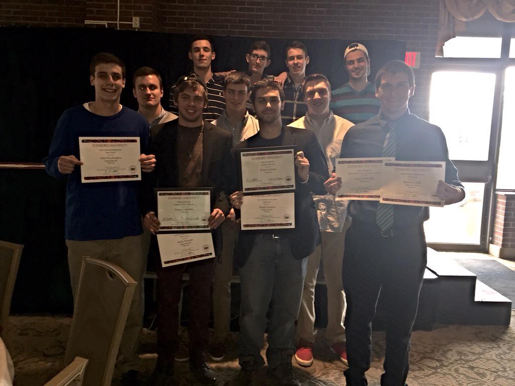 KDR_EUP's tweet photo. @KDRNational Fraternity Chapter of the Year award here at Edinboro University! Proud of each and every brother! #ΚΔΡ http://t.co/B4Wi7QK10I