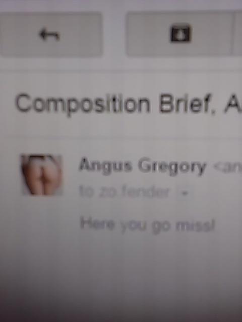 angus_gregory's tweet photo. Just sent my teacher an email while forgetting my pp was an arse!😱😖😂 #upshitcreek http://t.co/TKC5CEeo2d