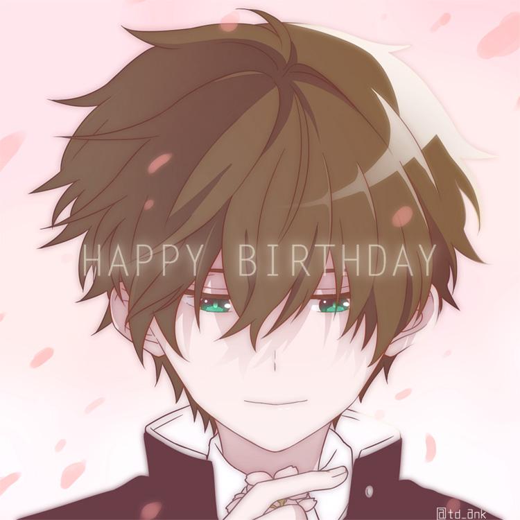 折木奉太郎 「らくがきですが折木さんお誕生日おめでとうございます! 」|あんこのイラスト