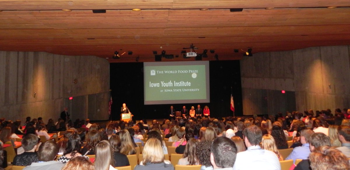 Record attendance of 262 students Iowa World Food Prize  #nevadacubpride #iyi15